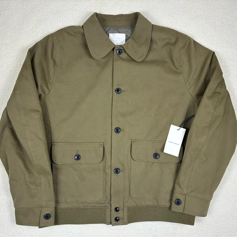 Citizens Of Humanity Khaki Field Jacket - Picture 2 of 10